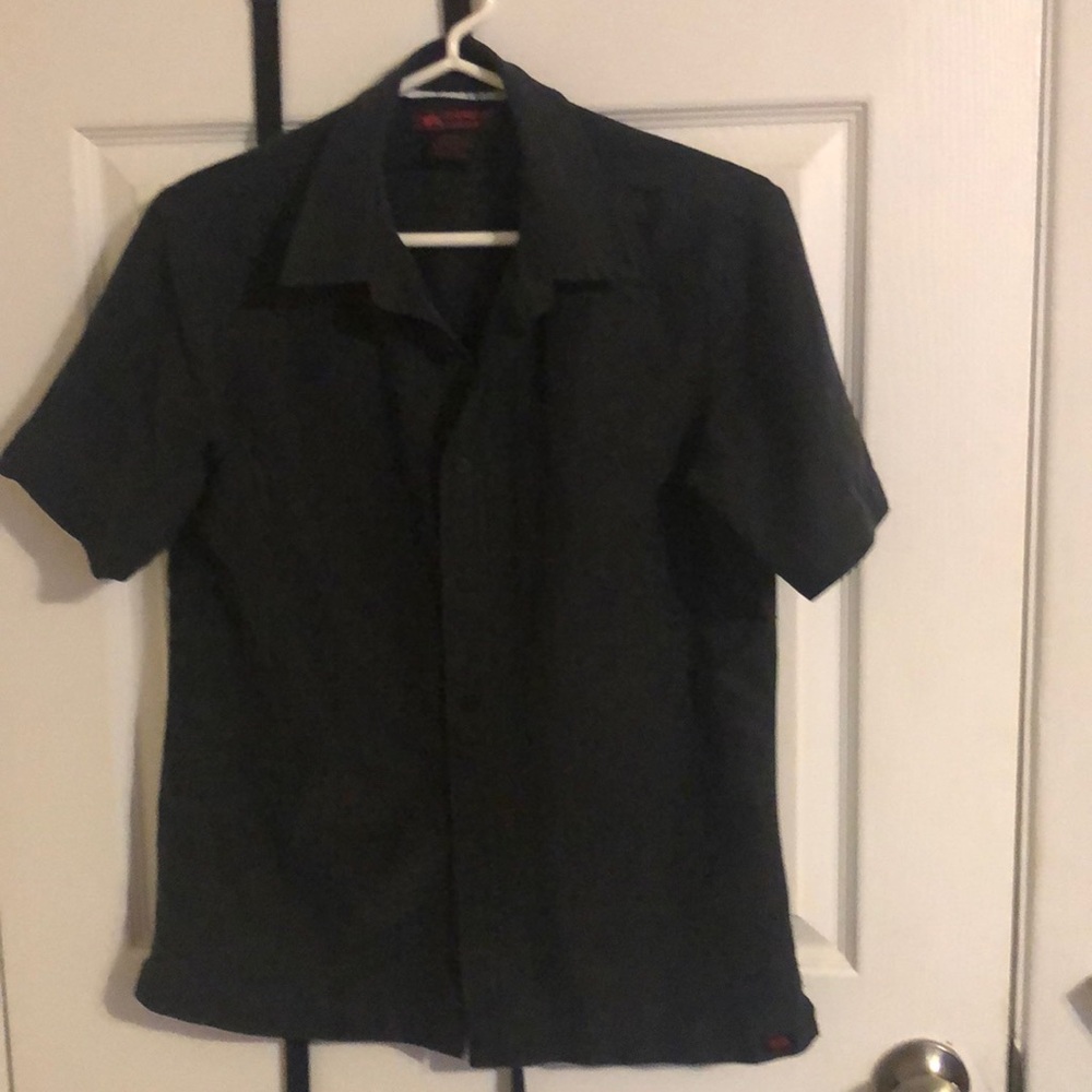Tony hawk button up black shirt Size Boys L 14/16